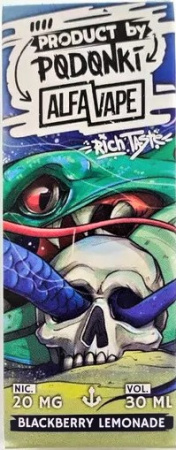 Жидкость Podonki & Alfa Vape 30ml 20mg Ultra (Ежевичный лимонад, Hard)
