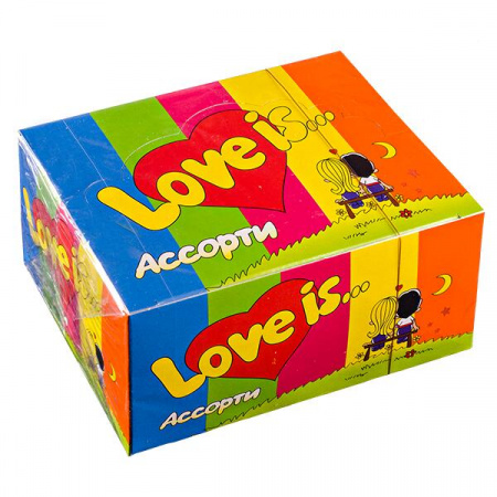 Жевательная резинка Love Is (Ассорти) 1шт