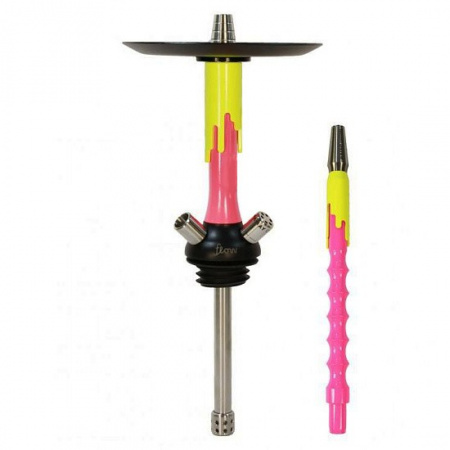 Шахта Mamay Customs Flow (шахта,мундштук) (Розов Ф.-Желтый Ф, 37 см, 14 мм, Шахта, Мундштук, Нержавеющая сталь, Да)