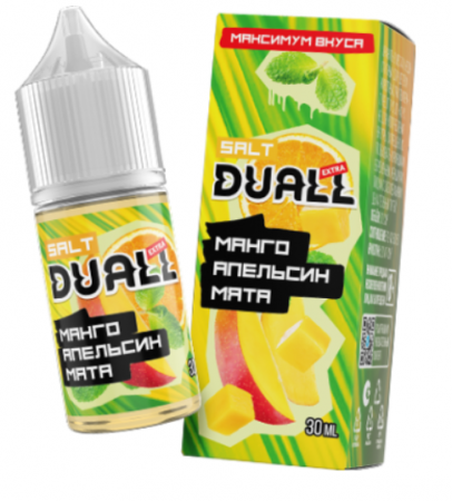 Жидкость Duall Extra salt 30ml LIGHT 20mg (Манго апельсин мята, Light)