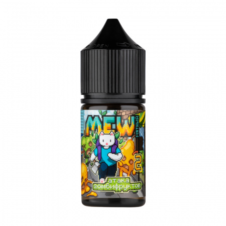 Жидкость Mew salt 30ml 20mg (Атака зомбифруктов (Груша и яблоко с мятой), Light)