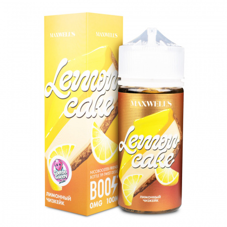 Жидкость Maxwells 100ml 0mg (Lemon Cake (Лимонный чизкейк))