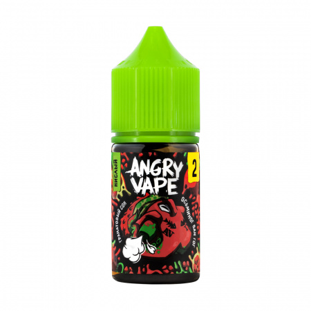 Жидкость Angry Vape salt 30ml 50mg (2 Ultra) Sour (Осьминог Ван Гог (Гранатовый сок), Hard)
