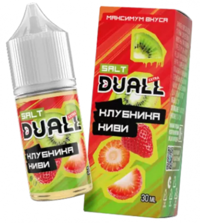 Жидкость Duall Extra salt 30ml LIGHT 20mg (Клубника Киви, Light)