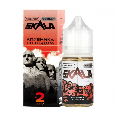 Жидкость SKALA salt 30 мл 2 ultra (50mg) (Рашмор (клубника со льдом), Hard)