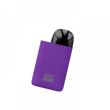 POD-система Brusko Minican Plus (Фиолетовый (Purple), 850 mAh, 11 W, 3 мл, Датчик затяжки)