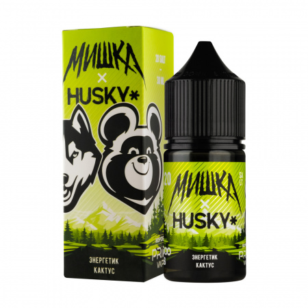 Жидкость Husky Мишка (Salt TX) 30ml 20mg (Энергетик-Кактус, Hard)